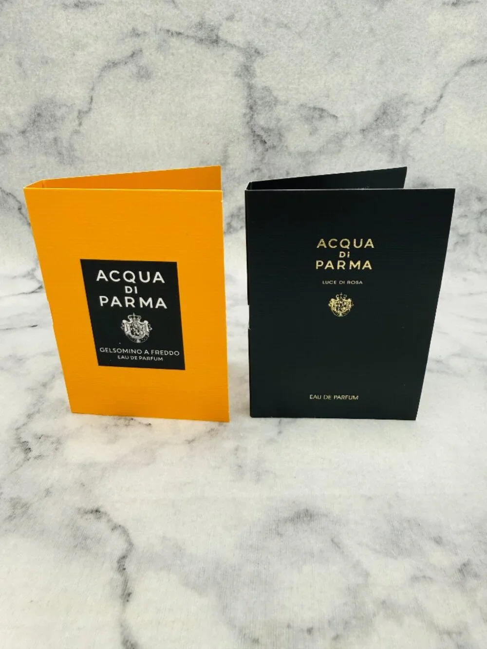 Lot of 2 Acqua di Parma Set,GelsominoEDP Luce di Rosa EDP-2x1.5ml,0.05oz-2pc-NEW